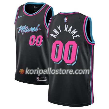 Miami Heat Custom 2018-19 Nike City Edition Musta Miesten Pelipaidat Swingman 